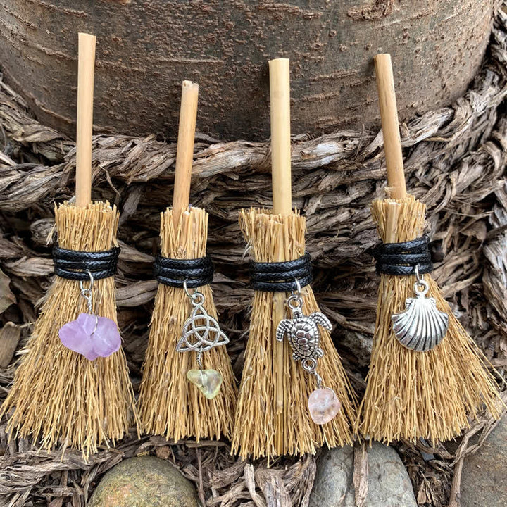 Mini décoration de balai tortue en cristal faite à la main Olivenorma - image 23