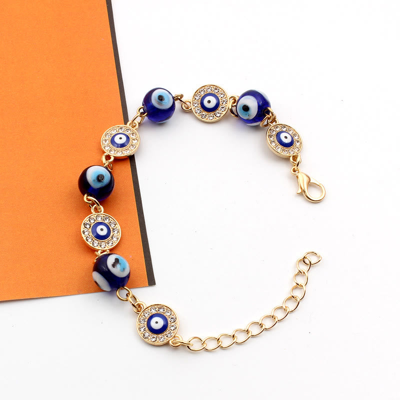 Bracelet en or contre le mauvais œil « Always Protected » Olivenorma