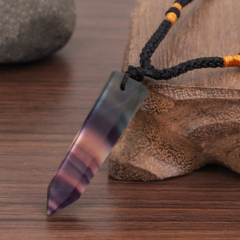 Collier en fluorite Olivenorma pour soulager l'anxiété 