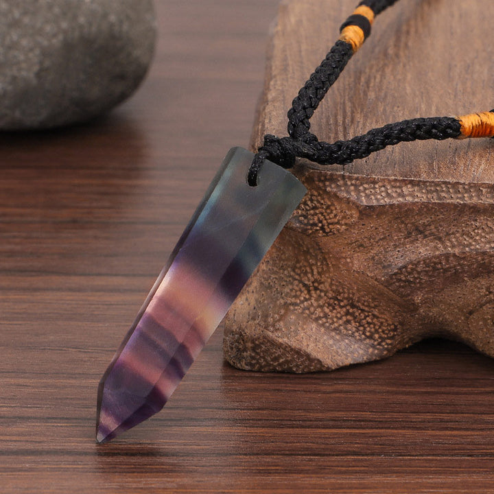 Collier en fluorite Olivenorma pour soulager l'anxiété 