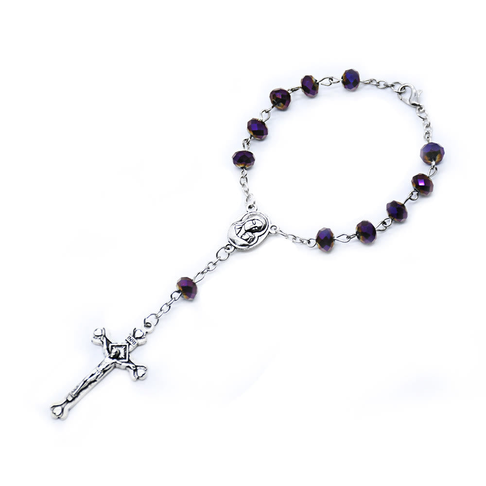 Bracelet chapelet en cristal Olivenorma