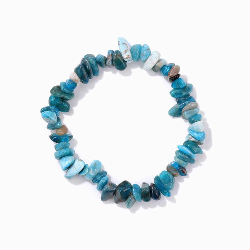 Bracelet en gravier irrégulier naturel coloré Olivenorma 
