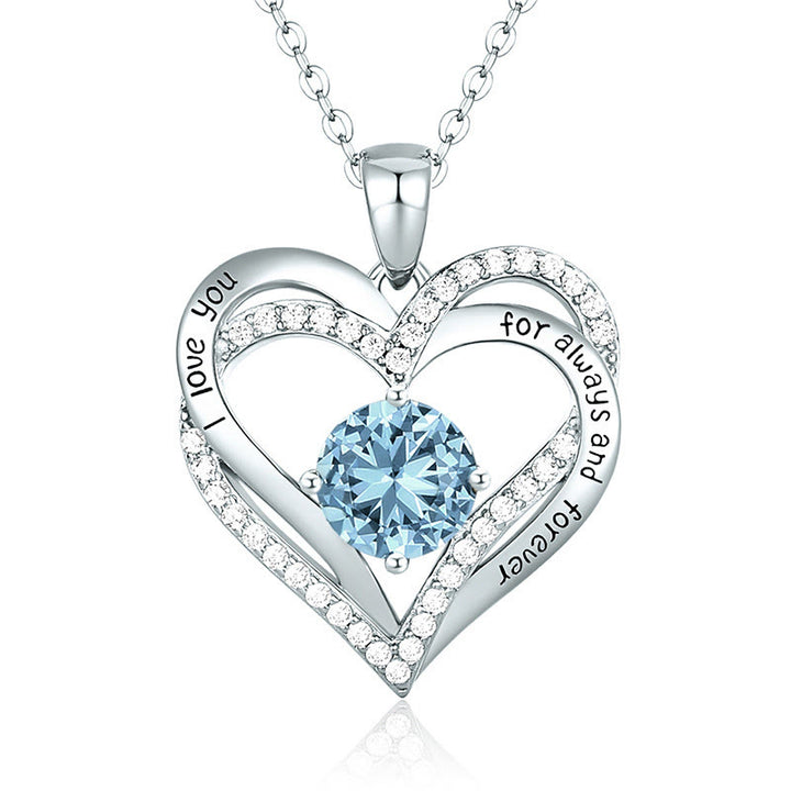 Olivenorma « Je t'aimerai toujours » – Collier cœur pierre de naissance Amour éternel - image 10