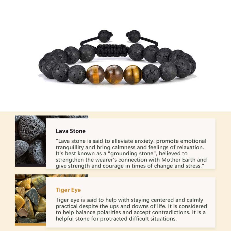Bracelet de guérison en pierre de cristal naturel
