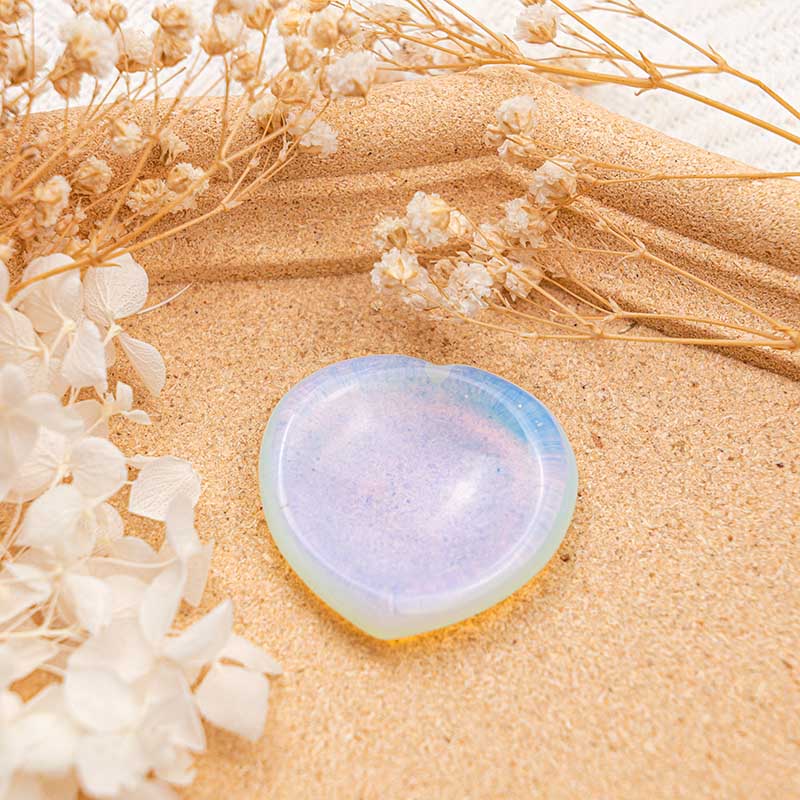 Opalite Olivenorma, pierre de guérison pour le cœur et les soucis