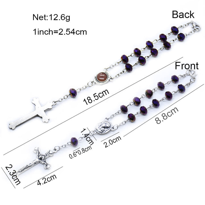 Bracelet chapelet en cristal Olivenorma