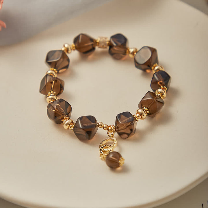 Bracelet de nettoyage en quartz fumé