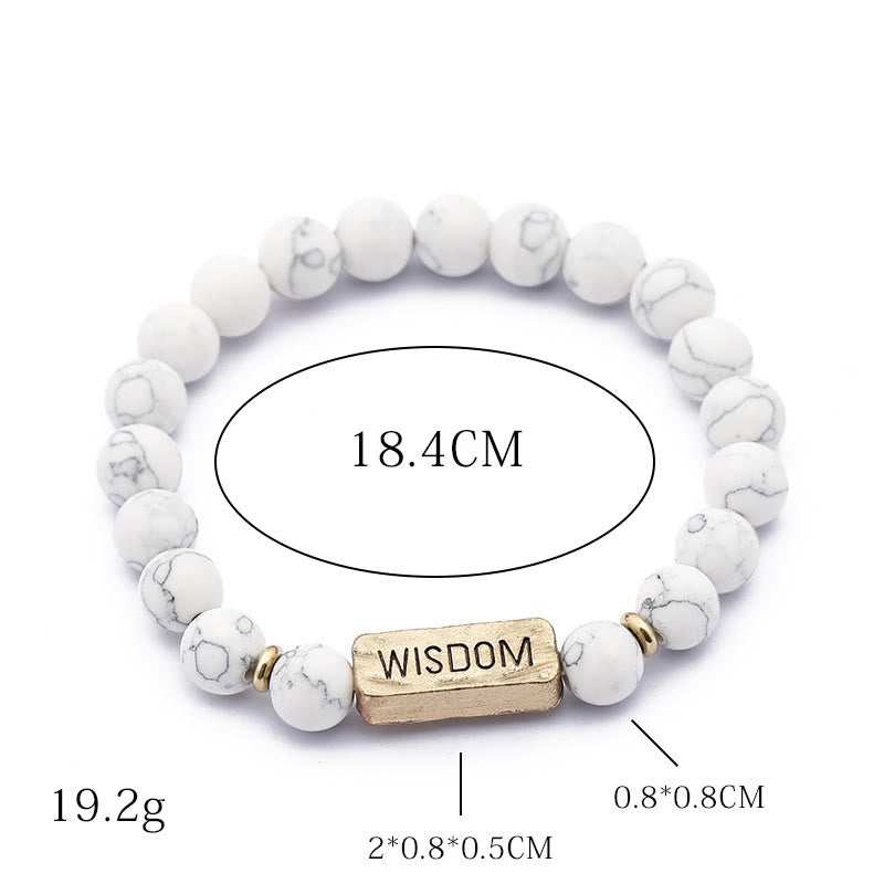 Bracelet gravé avec pierres précieuses naturelles Olivenorma