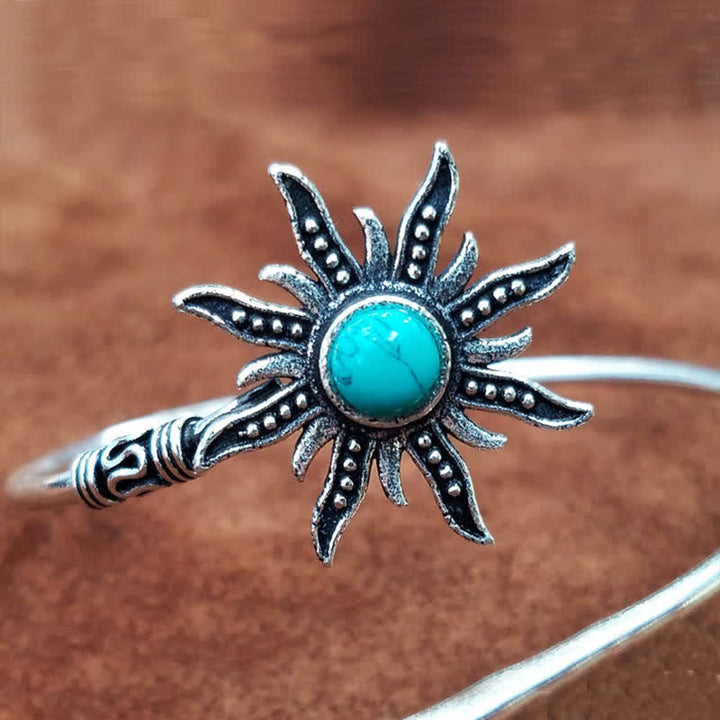 Bracelet créatif rétro tournesol turquoise