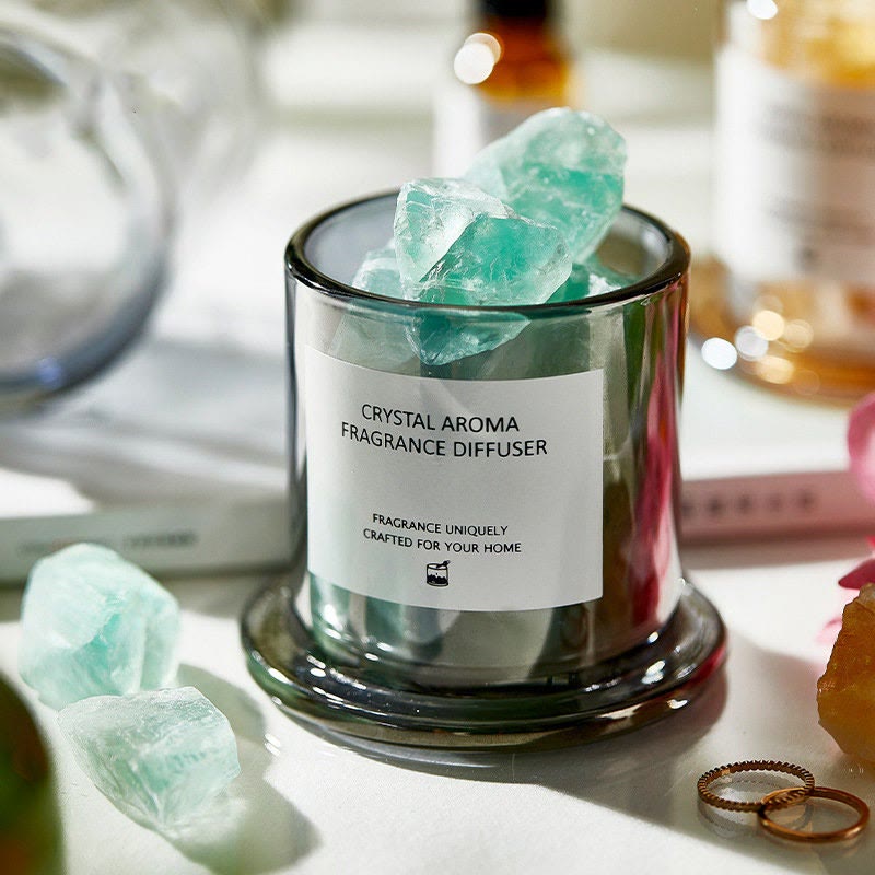 Coffret cadeau diffuseur d'huiles parfumées Olivenorma Crystal Aromatherapy