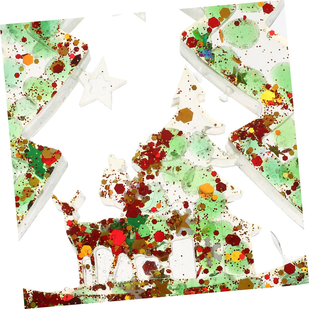 Décoration de sapin de Noël en résine de gravier cristal naturel Olivenorma