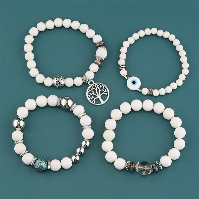 Ensemble de bracelets en perles Olivenorma Bohême Arbre De Vie 