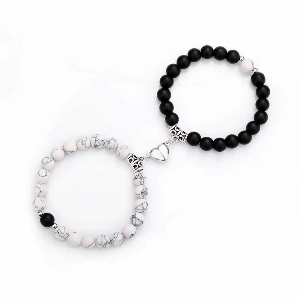 Ensemble de 2 bracelets magnétiques Olivenorma pour couple 