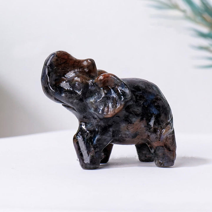 Ornement en pierre précieuse sculptée en cristal naturel Olivenorma - Yooperlite - image 23