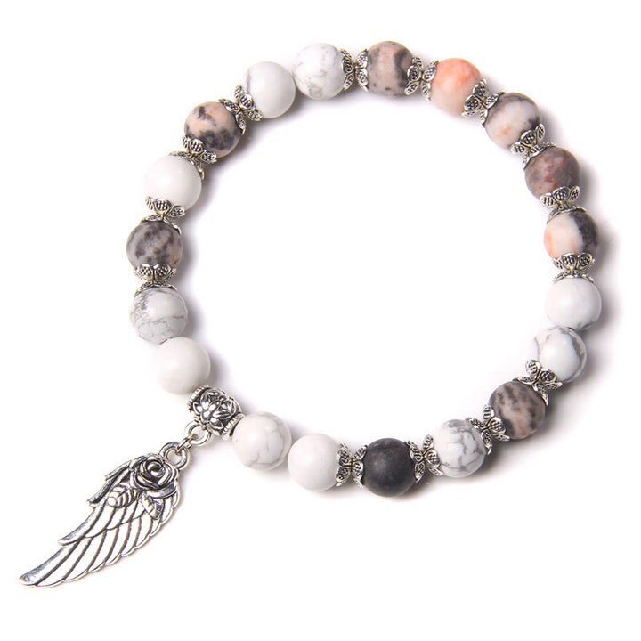 Olivenorma « Peace Energy » – Bracelet Aile en Cristal d'Agate Couleurs 