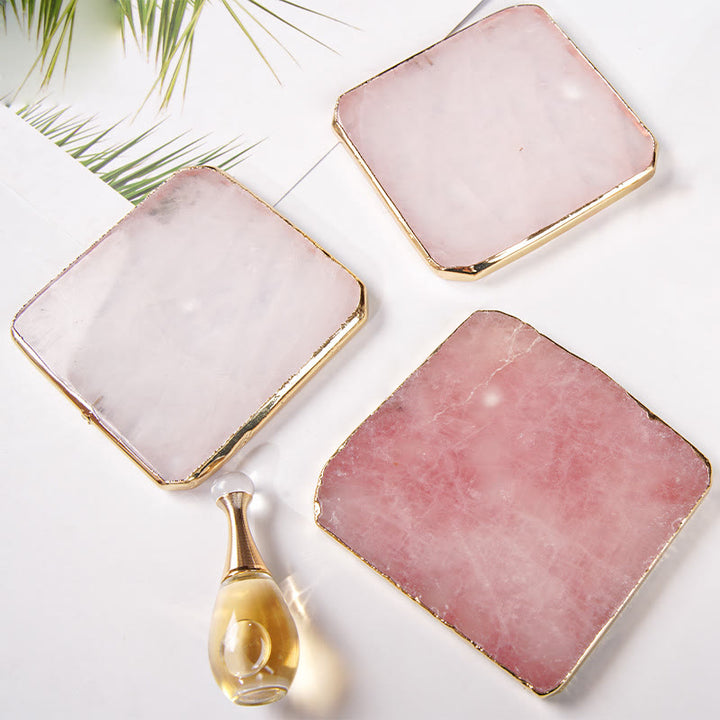Décoration de dessous de verre en quartz rose Olivenorma - image 9