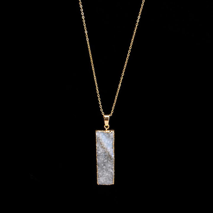 Collier en pierre de cristal naturel Olivenorma 