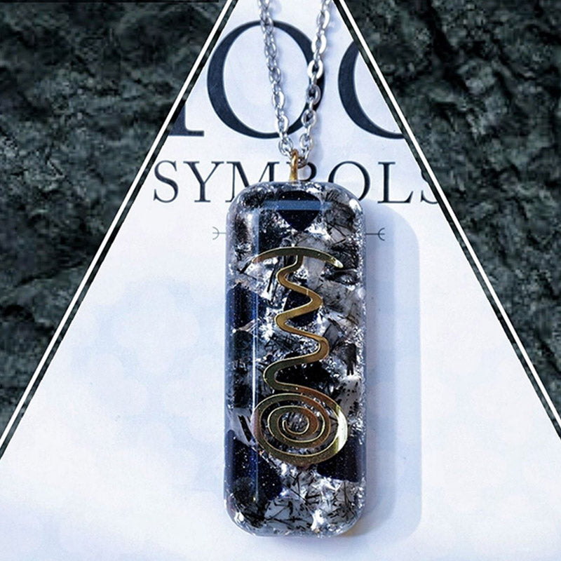 Collier Orgone Chevalier Noir Olivenorma 