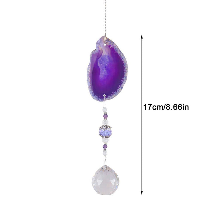 Pendentif suspendu fait main Olivenorma Carillon éolien en cristal de soleil