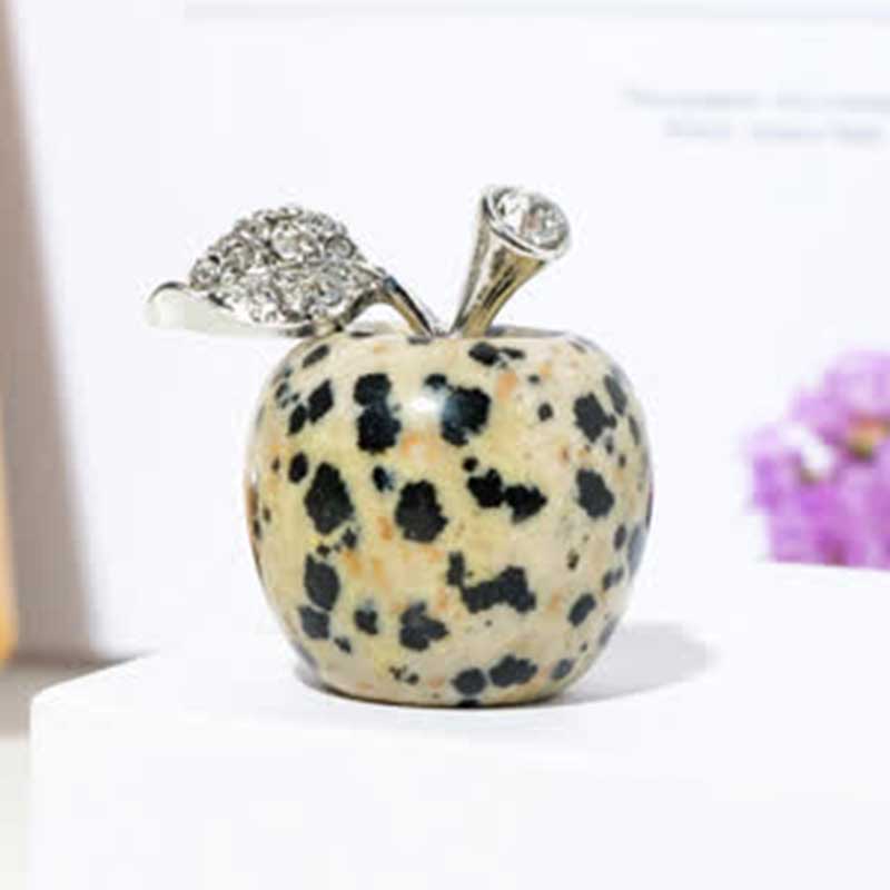 Décoration en pierres précieuses de pomme de fruit de la paix Olivenorma