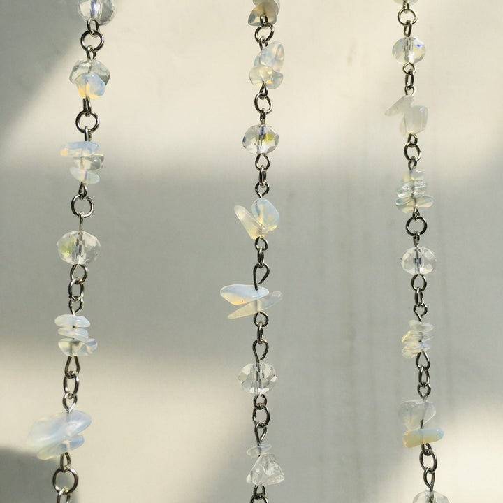 Couronne d'arbre de vie enveloppée d'opalite Olivenorma pour décoration murale 
