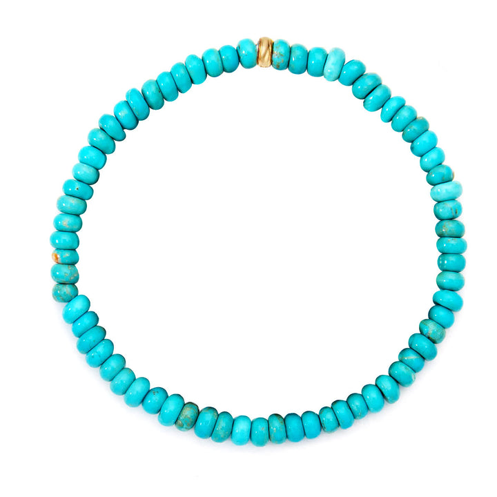 Bracelet ouvert en pierre naturelle de style ethnique bohème Olivenorma
