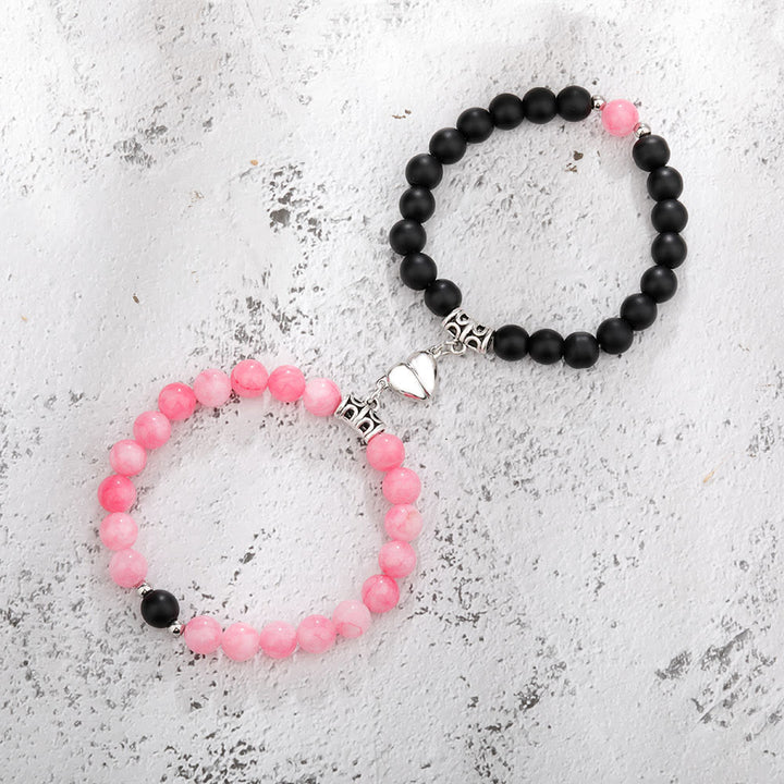 Ensemble de 2 bracelets magnétiques Olivenorma pour couple 