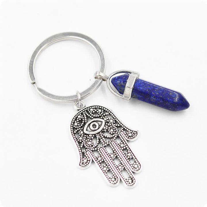 Porte-clés en cristal inspirant en forme de main de Fatima Olivenorma