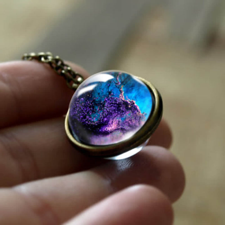 Collier Galaxie du Vaste Univers Olivenorma
