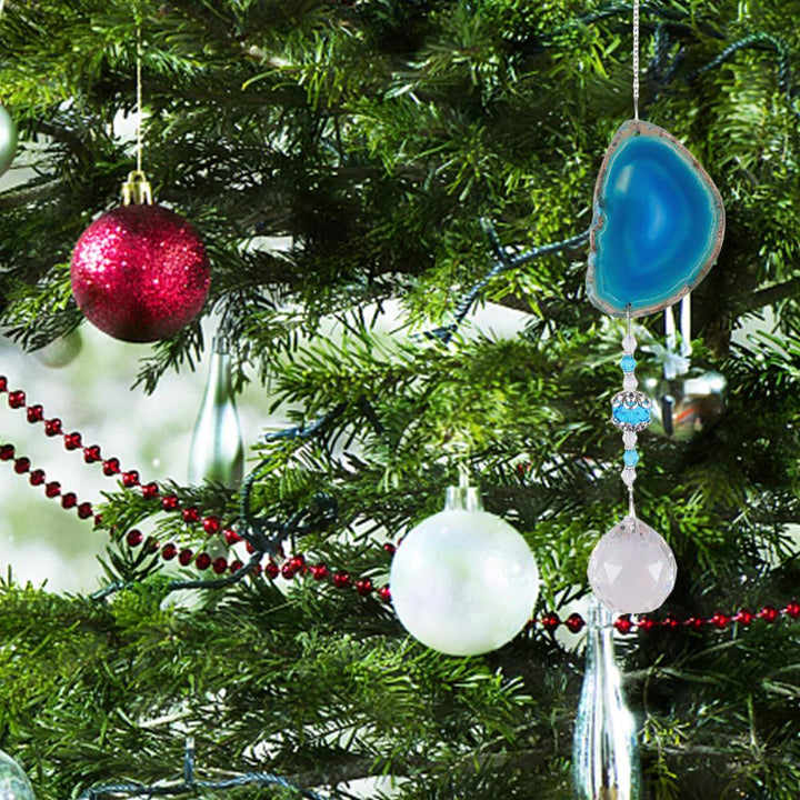 Pendentif suspendu fait main Olivenorma Carillon éolien en cristal de soleil