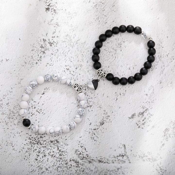Ensemble de 2 bracelets magnétiques Olivenorma pour couple 