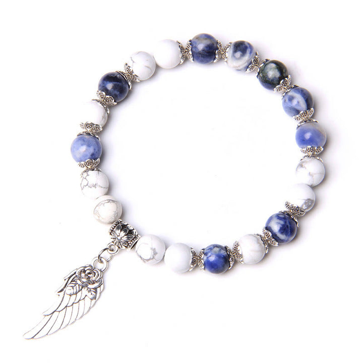 Olivenorma « Peace Energy » – Bracelet Aile en Cristal d'Agate Couleurs 