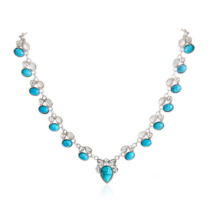 Collier Bohême Turquoise Tendance Olivenorma