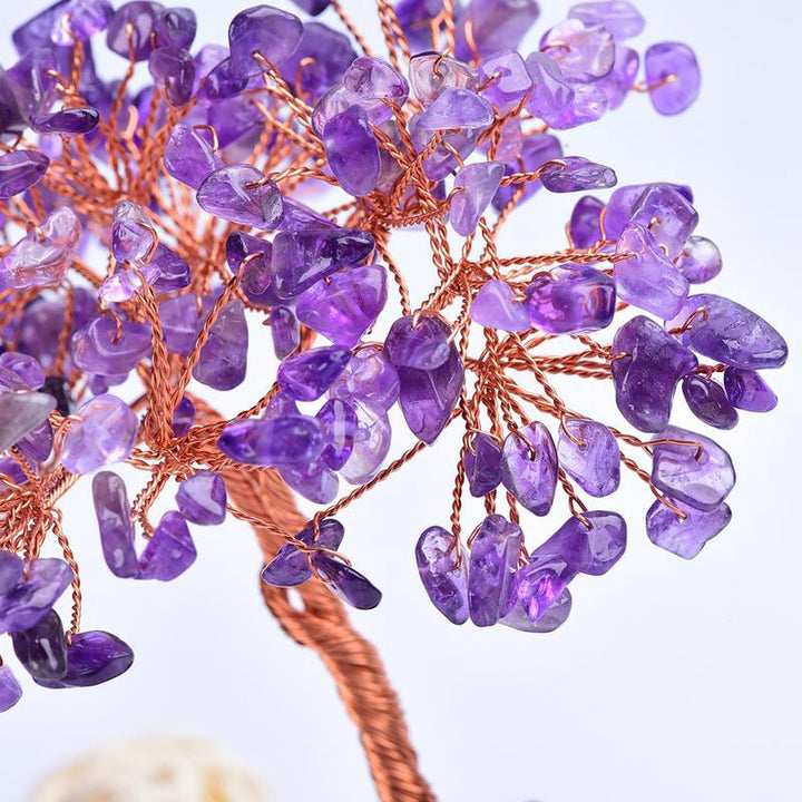 Olivenorma Améthyste Orgone Méditation Feng Shui Arbre de Purification