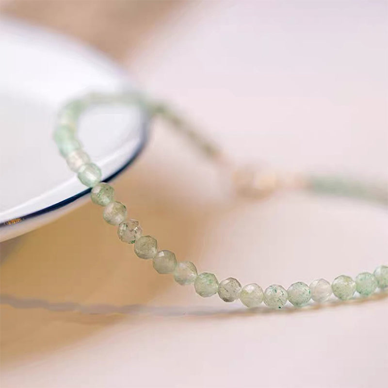 Lady Luck - Bracelet en pierres précieuses aventurine verte 
