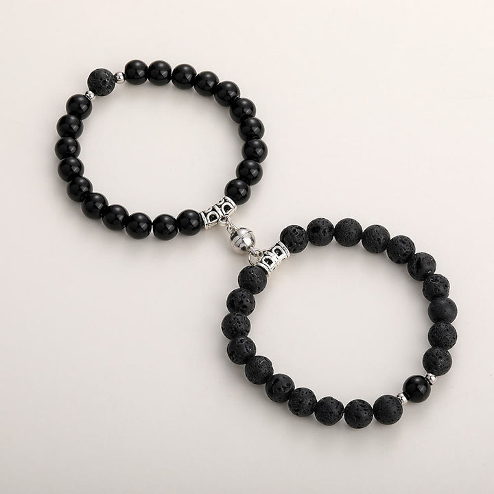 Ensemble de 2 bracelets magnétiques Olivenorma pour couple 