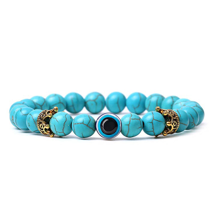 Bracelet de protection contre le mauvais œil en turquoise Olivenorma