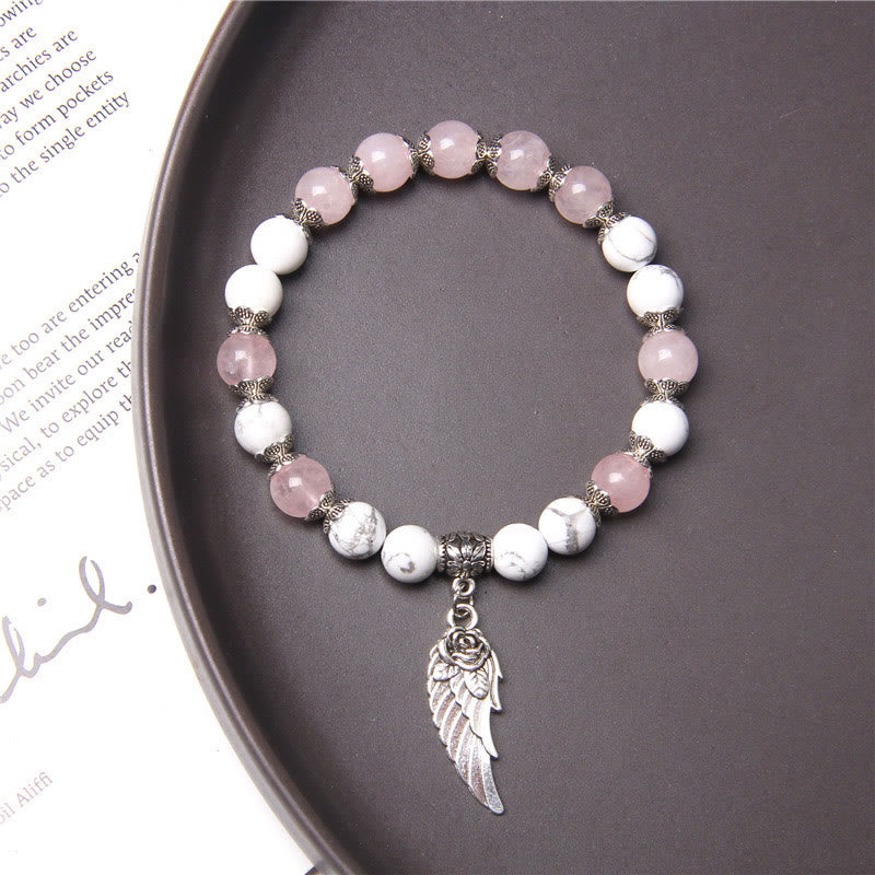 Olivenorma « Peace Energy » – Bracelet Aile en Cristal d'Agate Couleurs 