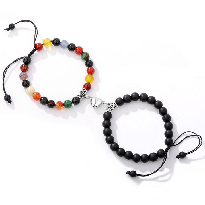 Ensemble de 2 bracelets magnétiques Olivenorma pour couple 