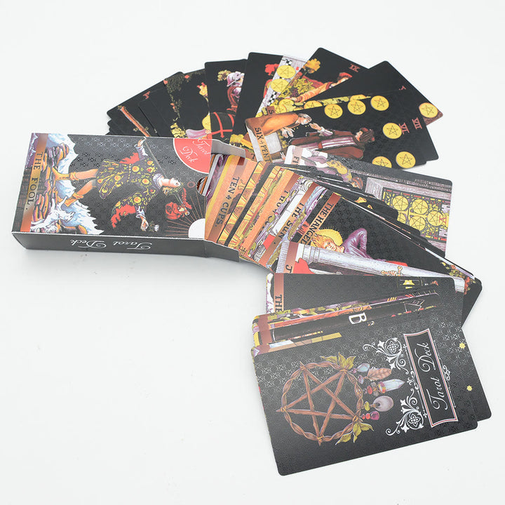 Cartes du jeu de tarot Olivenorma Black Triangle Evil Eye