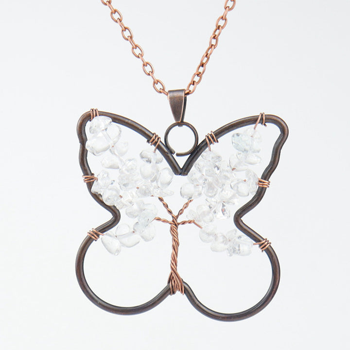 Collier de guérison Chakra Papillon 
