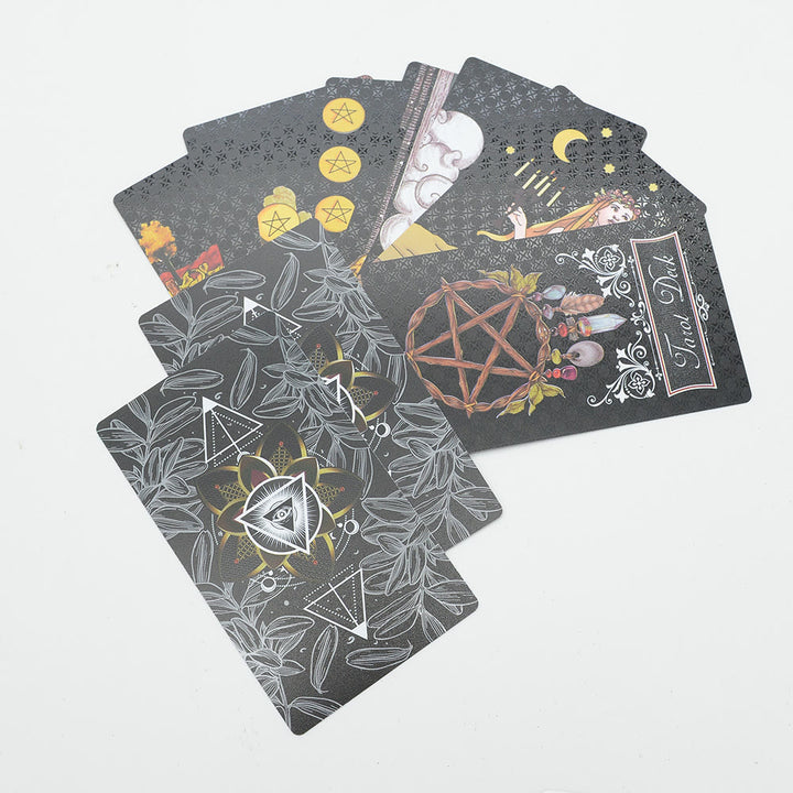 Cartes du jeu de tarot Olivenorma Black Triangle Evil Eye