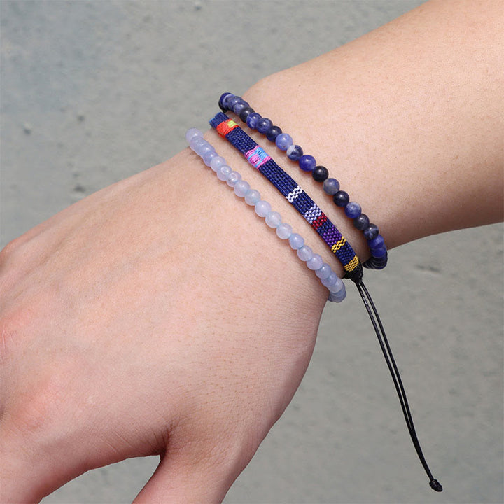 Ensemble de bracelets en cristal turquoise Olivenorma Bohemia Afrique 