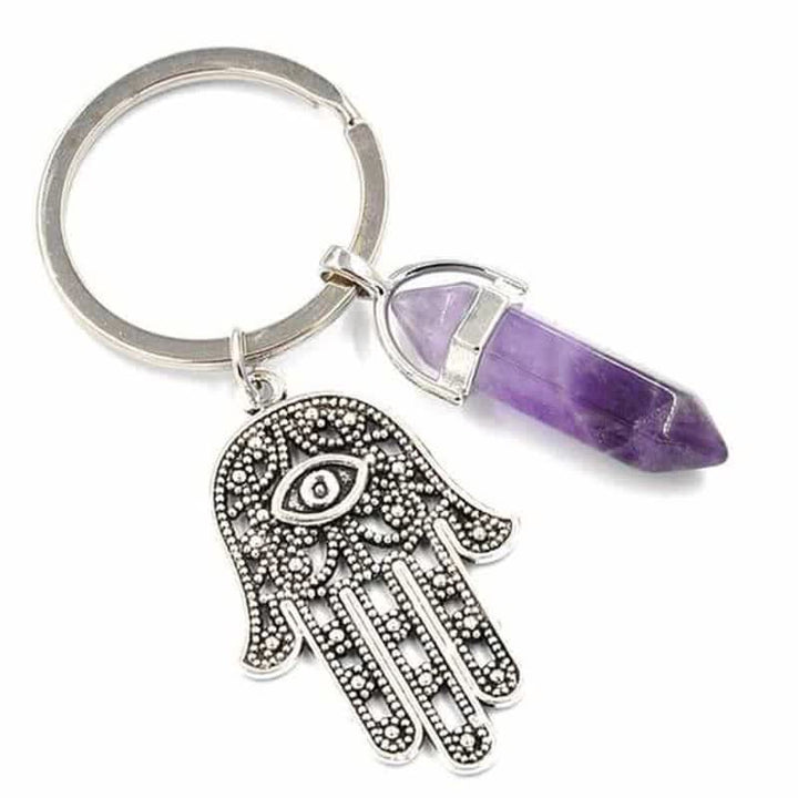 Porte-clés en cristal inspirant en forme de main de Fatima Olivenorma
