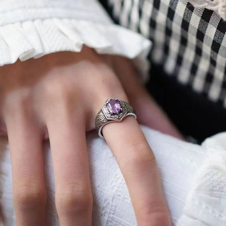 Bague Olivenorma Paisley Améthyste
