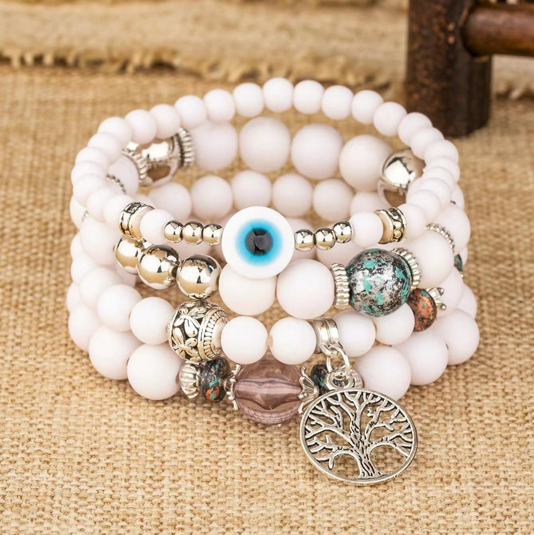Ensemble de bracelets en perles Olivenorma Bohême Arbre De Vie 