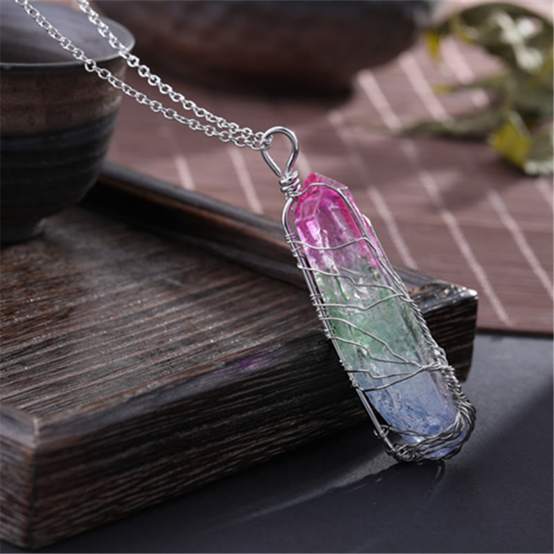 Olivenorma « Énergie de Vie » – Collier en cristal Arbre de vie 