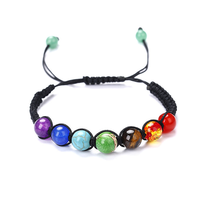 Bracelet de prière arc-en-ciel Chakra Olivenorma 