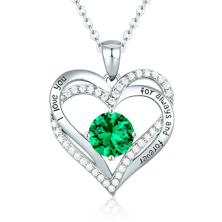 Olivenorma « Je t'aimerai toujours » – Collier cœur pierre de naissance Amour éternel - image 14