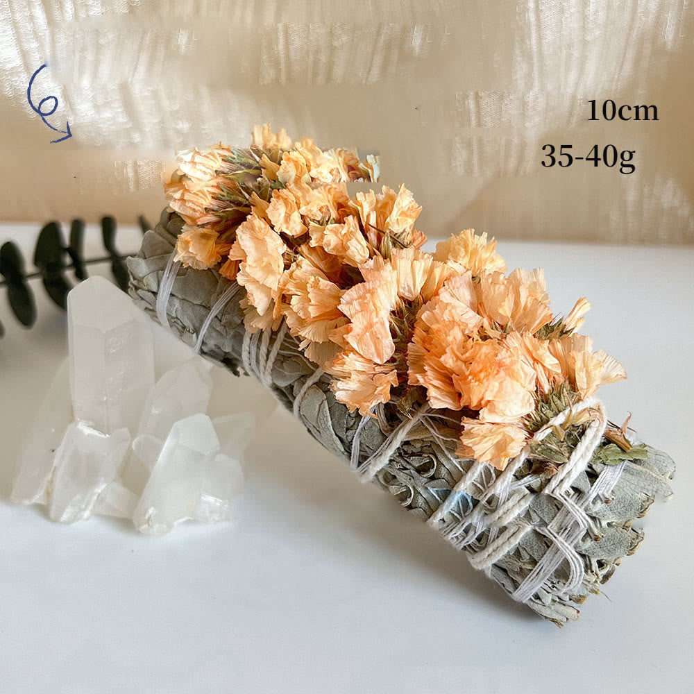 Fleur Olivenorma « Forget-Me-Not » Méditation de purification par les cristaux Sauge blanche 